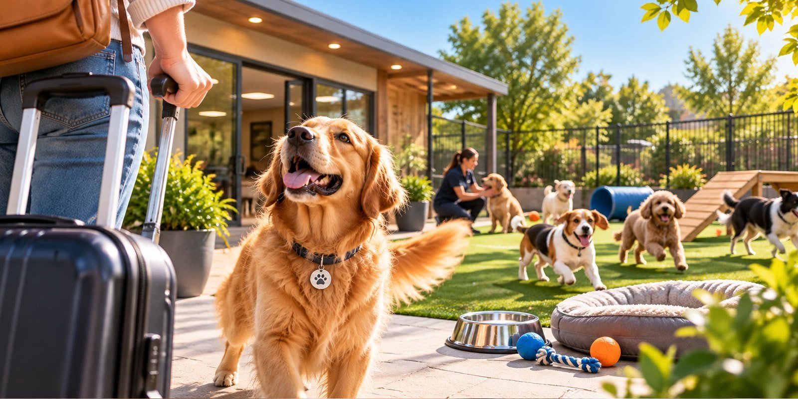 Guardería u hotel para perros