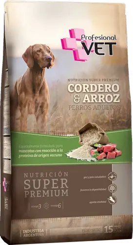 Alimento Balanceado para Perros Profesional Vet Super Premium Perro Adulto Cordero y Arroz de Profesional Vet — Delypet